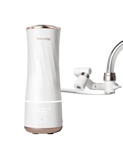 Miniatura 10 de Waterdrop BFC3-Lite – Filtro de agua para lavado facial, filtro para lavabo de baño para piel, reduce 99% de cloro, limpieza profunda a nanoescala