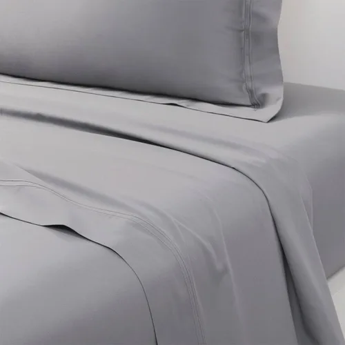 Miniatura 12 de Yves Delorme Triomphe Dune - Sábana encimera tamaño matrimonial/Queen de 94 x 116 pulgadas, sábanas lujosas extra suaves y cálidas, ropa de cama