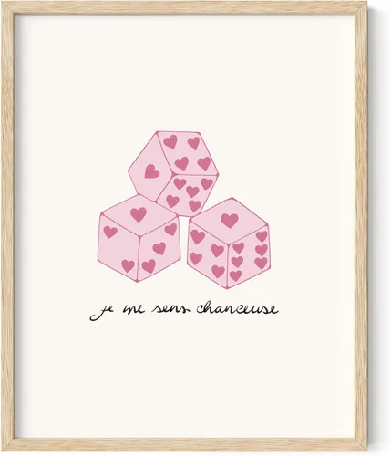 Miniatura 23 de HAUS AND HUES Arte de pared de corazón, bonito póster con estampado de corazón, decoración temática retro (24 x 36 pulgadas sin marco)