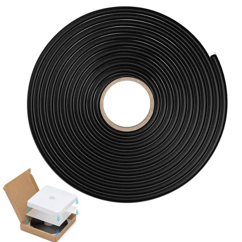 Cinta selladora de butilo, 1 cinta de goma butílica para instalar piezas de automóvil, ventanas, puertas y parabrisas, negro, impermeable