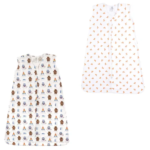Miniatura 31 de Luvable Friends - Saco de dormir para bebé sin mangas, diseño unisex, Saco de dormir de algodón sin mangas, saco de dormir, manta, 18-24 meses