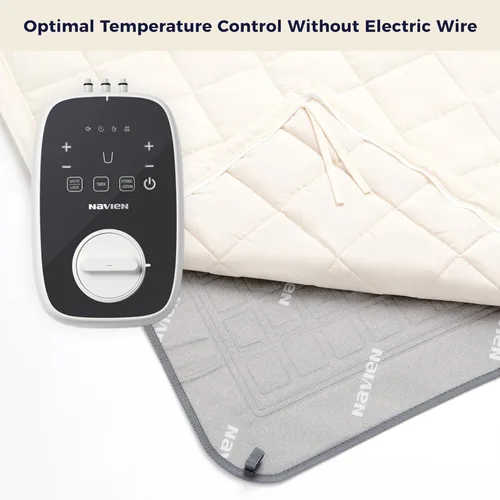 Miniatura 5 de Navien Mate EQM 350 - Cubrecolchón cálido Baja radiación, control de doble temperatura Plegable y duradero Calentador de cama ecológico