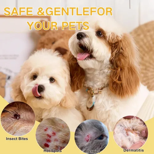Miniatura 3 de 2 unidades de aerosol para tratamiento de la piel de mascotas para perros y gatos, reduce los arañazos, tratamiento con picazón en la piel