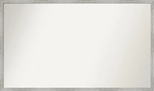 Miniatura 311 de Amanti Art Espejo de baño blanco para sobre el fregadero, 32 x 45 pulgadas, espejo de tocador rectangular blanco esbelto, marco de madera moderno