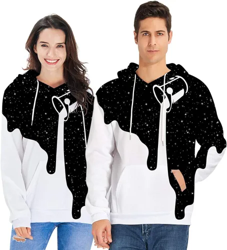 Miniatura 2 de Goodstoworld Sudadera con capucha unisex con estampado 3D y bolsillos para hombre y mujer