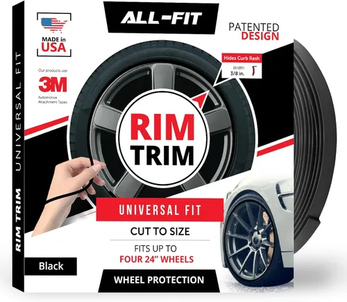 All-Fit Automotive Borde de Llanta – Accesorios Exteriores de Automóvil DIY Duraderos para Protección contra Raspones de Bordillo – Se Adapta a