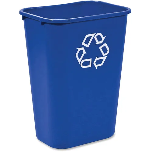 Miniatura 17 de Rubbermaid Commercial Products - Basurero de escritorio de resina plástica Azul