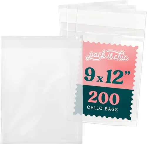 Miniatura 14 de Pack It Chic - Bolsas de celofán resellables transparentes de 10 x 13 pulgadas (paquete de 1000) - Se adapta a impresiones, fotos, documentos de 10