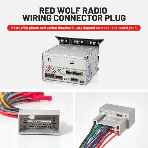 Miniatura 2 de RED WOLF Arnés de radio de coche compatible con Honda Civic Accord 2006-2017, seleccione para Acura 2009-2012, instale el adaptador de cable