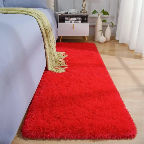 Miniatura 17 de BENRON Alfombras de pasillo esponjosas de 2 x 4 pies, suaves y largas para dormitorio, pasillo, entrada, cocina, alfombra lavable para decoración