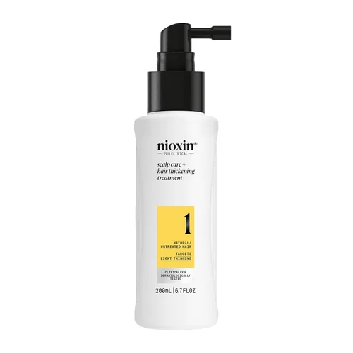 Nioxin System 1 Scalp Care + Hair Thickening Leave-In Treatment | For Natural Hair with Light Thinning | Strengthen Against Damage & Breakage with