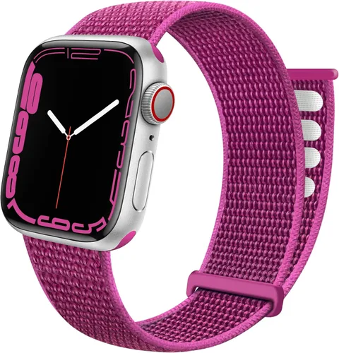 Miniatura 14 de Correa deportiva compatible con Apple Watch Band de 1.496 in, 1.575 in, 1.654 in, 1.732 in, iWatch Series 6 5 SE 4 3 2 1, correa de nailon con azul