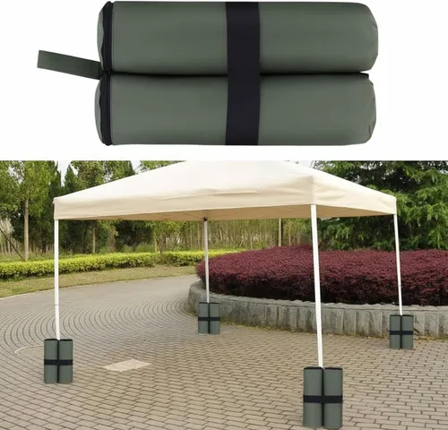 Miniatura 7 de Bolsa de arena para pesas de toldo, bolsas de arena resistentes para tienda de campaña desplegable para patas, refugio instantáneo, bolsas