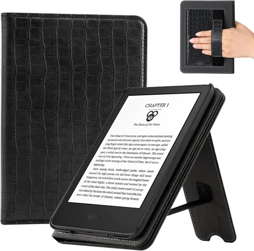 Miniatura 34 de CoBak Case for 6" E-Reader - PU Leather Smart Cover with Auto Sleep/Wake & Hand Strap
