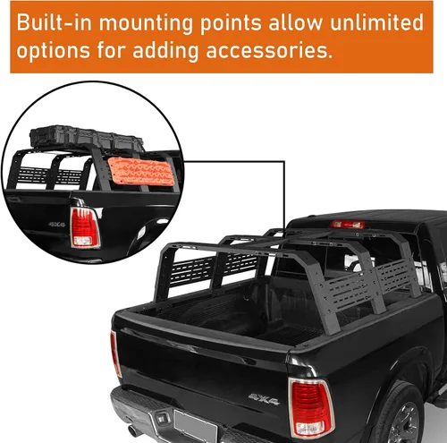 Miniatura 4 de u-Box Soporte de escalera de camión de 18.8 pulgadas de alto para camioneta, compatible con camionetas Ford F-150 y Raptor y Dodge Ram 1500