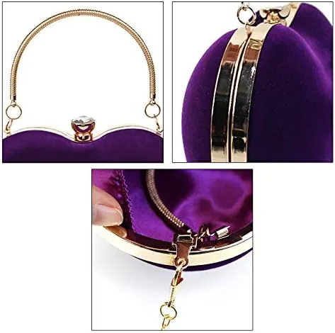 Miniatura 7 de Sun Kea Bolso de mano con forma de corazón para mujer, bolso de mano elegante, bolso de hombro