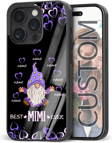 Fundas de teléfono con nombre personalizado, regalo para el día de la madre, madre o mamá, para iPhone 11, 12, 13, 14, 15, 16, 17, Pro Max Plus Mini