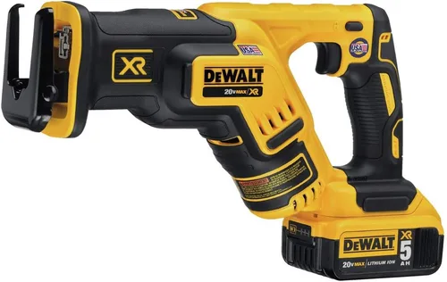 Miniatura 4 de DEWALT DCS367P1 sierra reciprocante compacta sin escobillas de 20V, Max XR, 5.0 Ah.