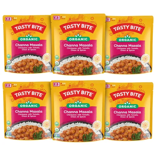 Miniatura 12 de Tasty Bite - Lentejas Madras de 3 frijoles, orgánico, 10 onzas, 6 unidades (paquete de 6)