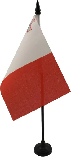 Miniatura 109 de United Kingdon Coat of arms Table Flag 5'' x 8'' - UK - British - England Desk Flag 21 x 14 cm - Black plastic stick and base - AZ FLAG Escudo