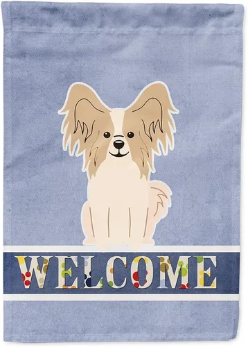 Miniatura 120 de Caroline's Treasures BB5622GF Airedale - Bandera de bienvenida para jardín, bandera decorativa para patio, exteriores, patio, parterres