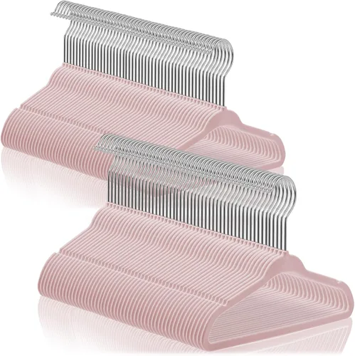 Miniatura 13 de Casafield 50 perchas de terciopelo para bebé, tamaño de 11 pulgadas, para ropa de bebés y niños pequeños, color marfil