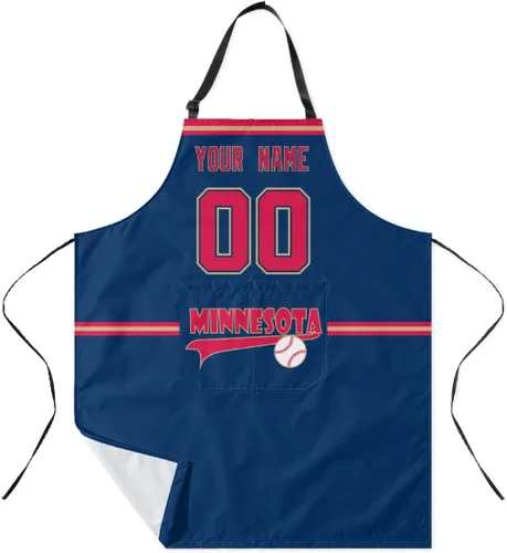 Miniatura 27 de ANTKING Custom Apron with Pocket Custom Any Name and Any Number Gifts for Dad Men Fans