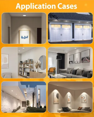 Miniatura 6 de Luz empotrada LED de 3 pulgadas - 7W de cardán sin lata de bronce cepillado al óleo Intertek Lighting, luminaria de globo ocular regulable, foco