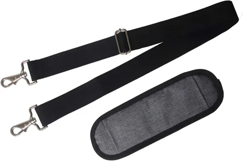 Miniatura 8 de JAKAGO Correa de hombro de repuesto de 61 pulgadas, correa acolchada larga para bolsa de lona, cinturón de hombro ajustable universal
