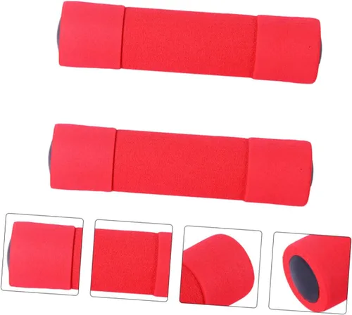 Miniatura 3 de Toyvian 2 mancuernas cubiertas de espuma para mujer, cómodas y antideslizantes, pesas de mano para tonificar los brazos, equipo de ejercicio en casa