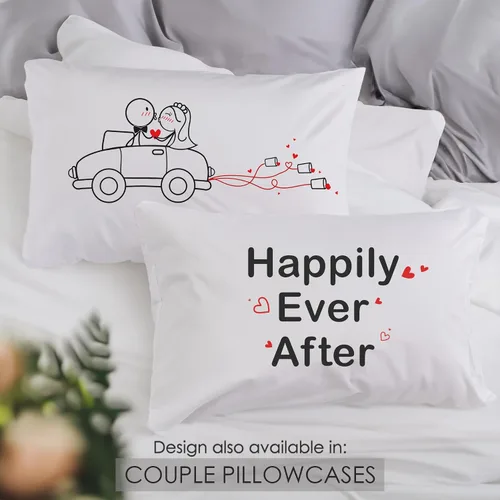 Miniatura 5 de BoldLoft Happy Ever After - Tazas de café para novia y novio, regalos de boda para parejas, recién casados, despedida de soltera, compromiso