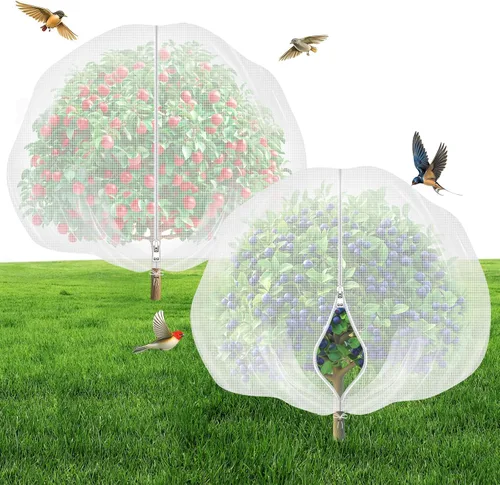 Miniatura 12 de Barrera de plagas de red de jardín: red ultrafina de 15 x 10 pies para protección de jardín, cubierta de hilera de cama elevada, mosquitera de malla