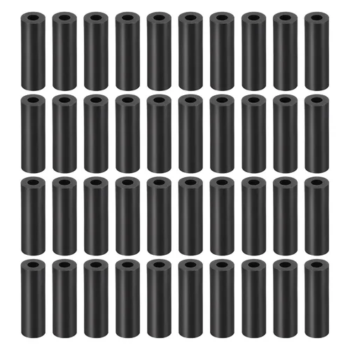 Miniatura 24 de YOKIVE 300 Pcs Black Round Spacer, Not Threaded Washers with High Insulation Effect, Keep Height Consistent, Great for M3 Screws (ABS, 3.2mmx7mmx2mm)