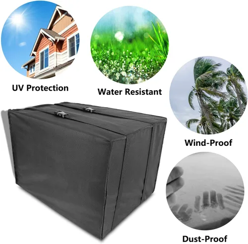 Miniatura 3 de Cubiertas de aire acondicionado para unidades de ventana, cubierta de aire acondicionado para unidad exterior de invierno al aire libre, resistente
