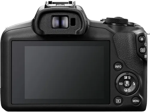 Miniatura 5 de Canon Cámara sin espejo EOS R100 con lente de 0.709-1.772 in + lente súper teleobjetivo de 16.535-31.496 in + mochila 100S + tarjetas de memoria