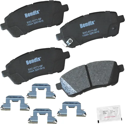 Miniatura 36 de Pastillas de freno delanteras cerámicas Bendix Priority1 CFC2302 para Hyundai Elantra 2021, Sonata 2022-2020, Kia K5 2023-2021
