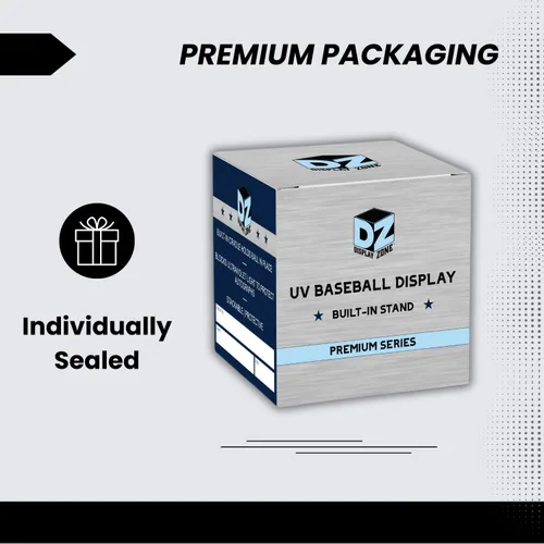 Miniatura 7 de Baseball Cube (2 unidades) – Caja de exhibición de acrílico transparente con protección UV – Soporte de pelota de juego autografiado