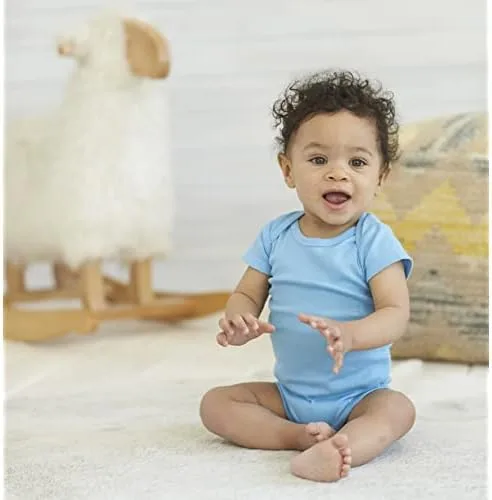 Miniatura 3 de Gerber Body unisex de 15 piezas para bebé, paquete de varios tamaños, Azul