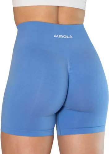 Miniatura 3 de AUROLA Intensify - Pantalones cortos de entrenamiento para mujer, sin costuras, para gimnasio, yoga, correr, deporte, ejercicio activo, fitness
