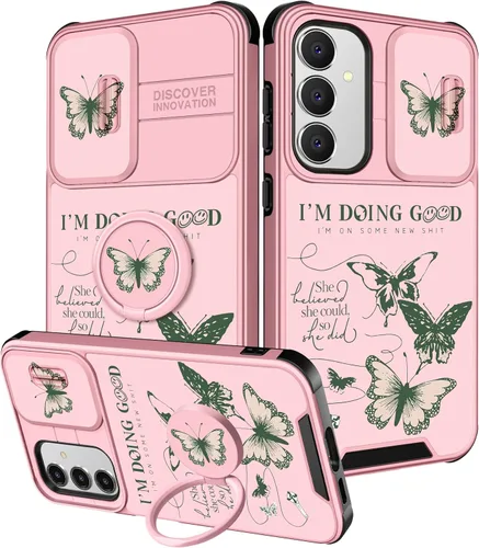 Miniatura 196 de Funermei Funda para teléfono Samsung Galaxy Note 10 Plus – Funda femenina bonita para niñas, diseño inspirador estético con funda para cámara