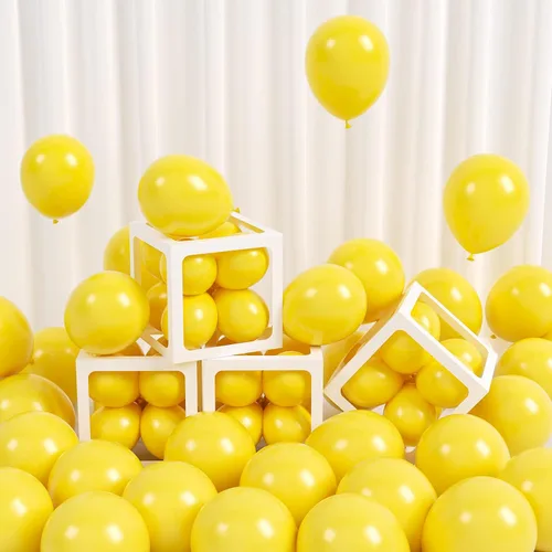 FOTIOMRG 120 globos de 5 pulgadas, pequeños globos de látex para fiesta, calidad de helio, para cumpleaños, graduación, baby shower, boda, girasol,