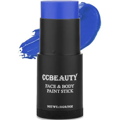 Miniatura 15 de CCbeauty Barra de pintura facial naranja, kit de pintura facial, base de maquillaje SFX de cobertura completa, pintura corporal hipoalergénica