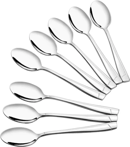 Miniatura 6 de Anbers Cucharas de café espresso Demitasse de acero inoxidable, 5 pulgadas, 16 piezas