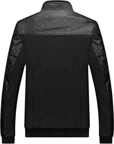 Miniatura 2 de Tanming Chaqueta bomber Softshell casual de corte ajustado y ligera con cremallera para hombre