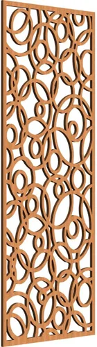 Miniatura 118 de Latrobe Paneles de pared decorativos de madera con calado, 9 3/8 pulgadas de ancho x 24 3/8 pulgadas de alto x 3/8 de alto, roble rojo rojo (Red Oak)