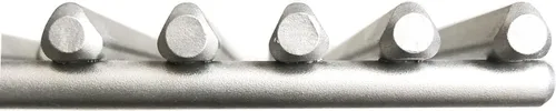 Miniatura 2 de Paquete de 4 piezas de repuesto para parrilla de barbacoa triangular de 3/8 pulgadas para modelos Blaze Grill de 3, 4, 5 quemadores, 18 x 7-3/8