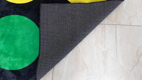 Miniatura 8 de Family Game Party Twister Rug - Alfombra de algodón negro C1027S (31 x 47 pulgadas = 31.5 x 47.2 in) para niños