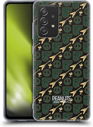 Miniatura 79 de Head Case Designs Funda de gel Woodstock 50th con licencia oficial de Peanuts Snoopy Guitar 1969 [protección de grado militar] compatible