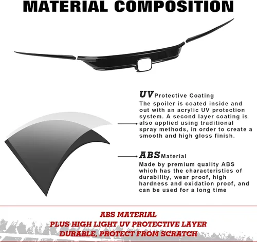 Miniatura 6 de x xotic tech Parachoques delantero exterior parrilla superior a rayas, negro brillante, compatible con Honda Civic Sedan 11ª generación 2022 2023