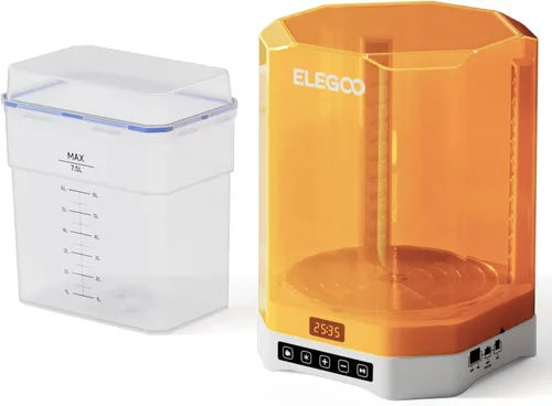 Miniatura 9 de ELEGOO Mercury Plus 2.0 Estación de Lavado y Curado, Diseño Mejorado 2 en 1 Caja de Lavado y Curado de Resina UV con Cubo de Lavado
